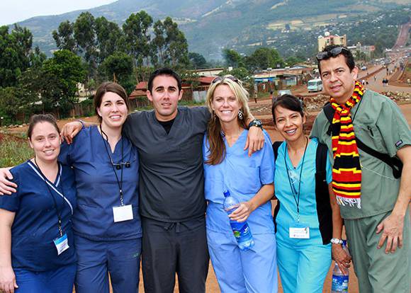 Fort Smith dental team in foreign country