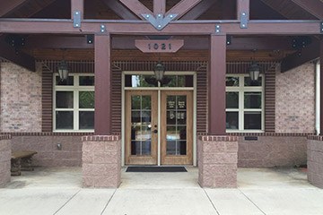 front doors of dental office