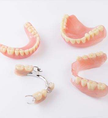 four types of dentures