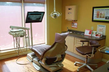 bright exam room